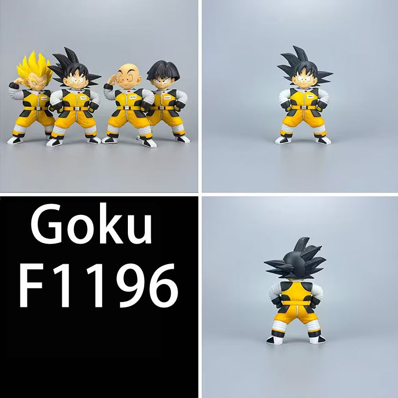 Dragon Ball Goku Gohan Krillin Vegeta Statue Action Figure Collection Premium Chibi Anime Model Toy Fans Collectors Decoration