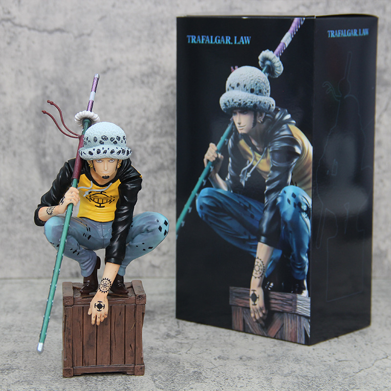 One Piece Trafalgar Law Statue Action Figure Collection Premium Anime Model Toy Fans Collectors Decoration