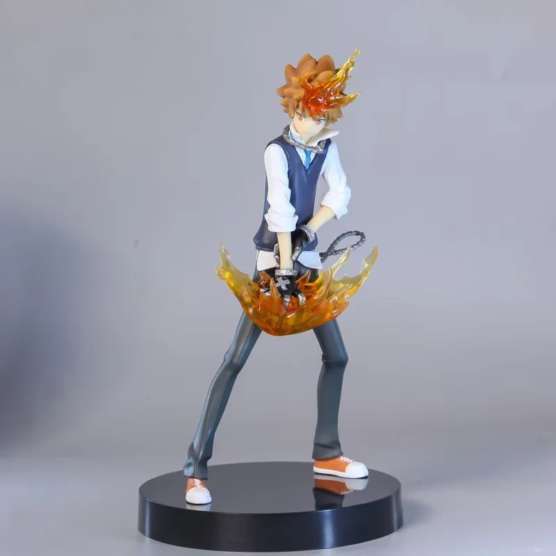 Katekyo Hitman Reborn Tsunayoshi Sawada Statue Action Figure Collection Premium Anime Model Toy Fans Collectors Decoration