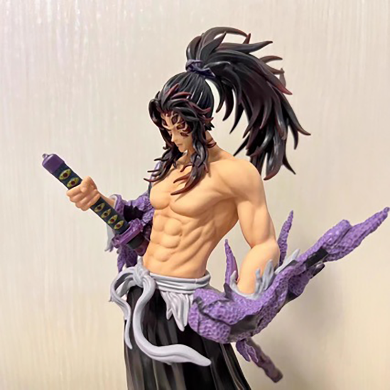 Demon Slayer Kokushibo Statue Action Figure Collection Premium Anime Model Toy Fans Collectors Decoration