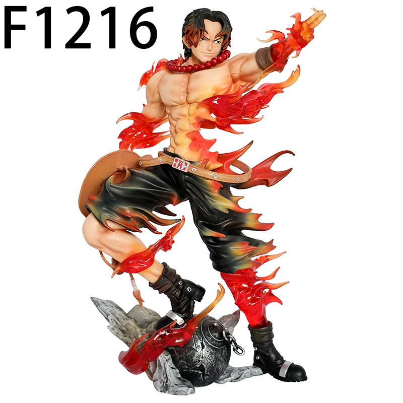 One Piece Portgas D Ace Statue Action Figure Collection Premium Anime Model Toy Fans Collectors Decoration