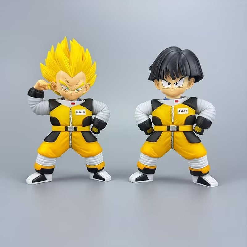 Dragon Ball Goku Gohan Krillin Vegeta Statue Action Figure Collection Premium Chibi Anime Model Toy Fans Collectors Decoration