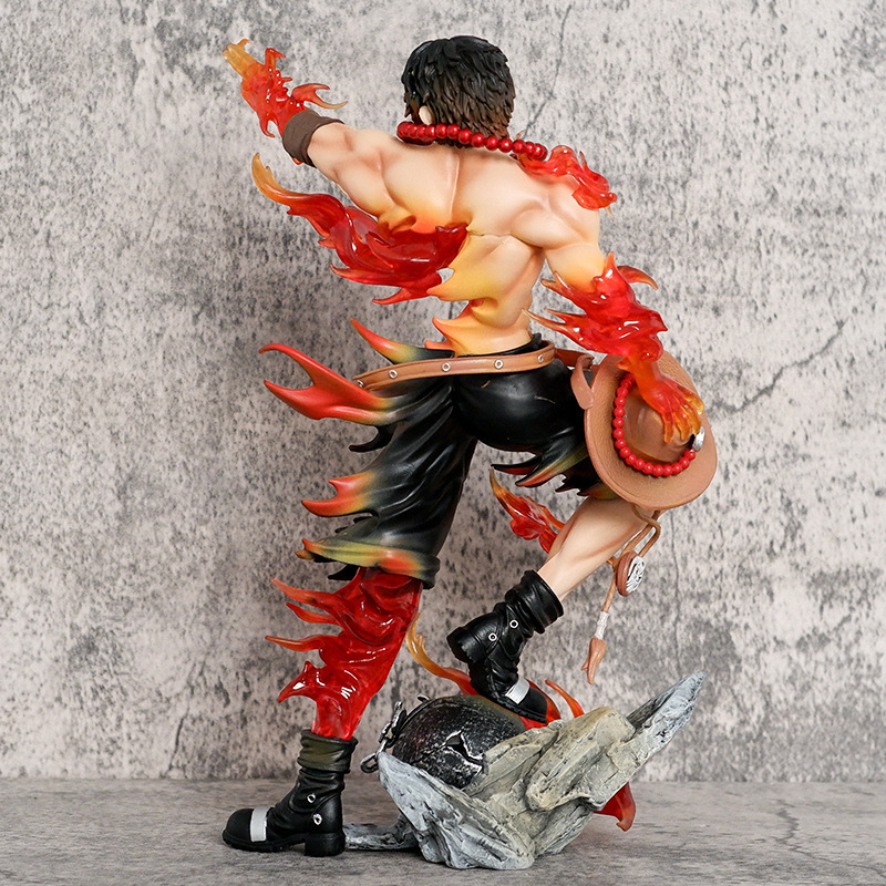 One Piece Portgas D Ace Statue Action Figure Collection Premium Anime Model Toy Fans Collectors Decoration