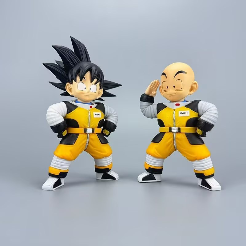 Dragon Ball Goku Gohan Krillin Vegeta Statue Action Figure Collection Premium Chibi Anime Model Toy Fans Collectors Decoration