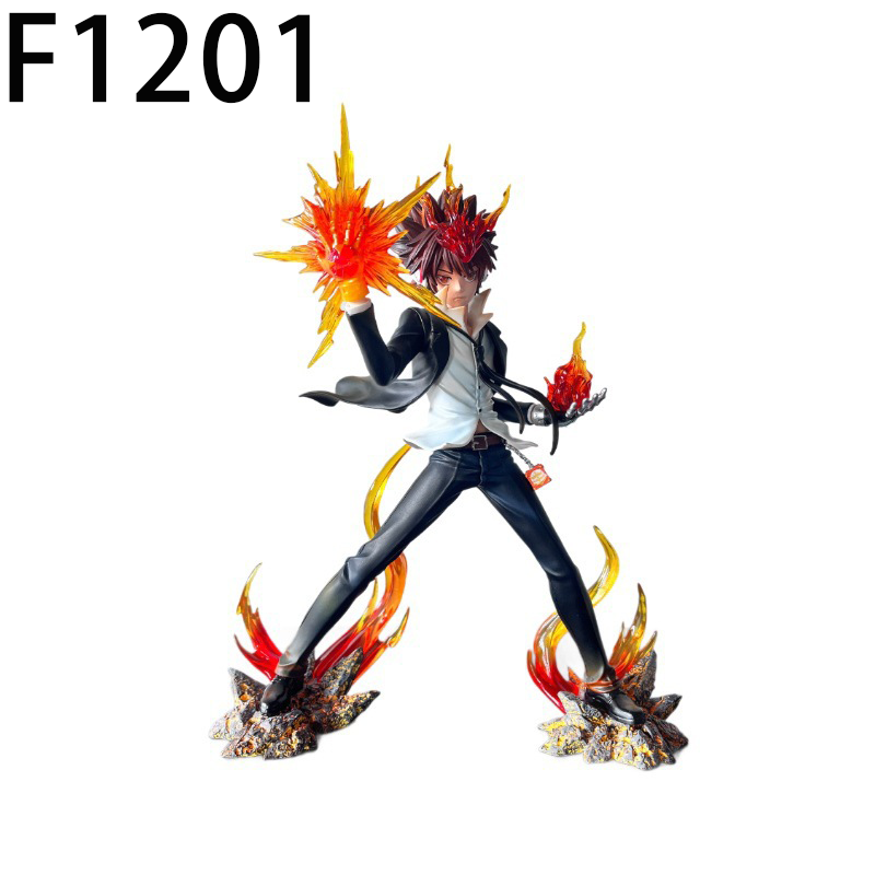 Katekyo Hitman Reborn Tsunayoshi Sawada Statue Action Figure Collection Premium Anime Model Toy Fans Collectors Decoration