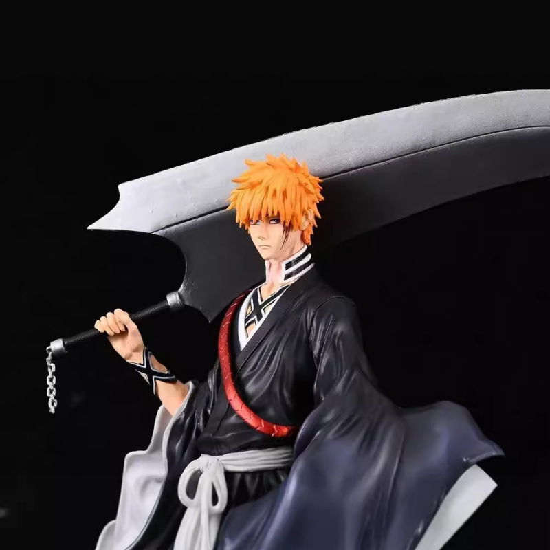 Bleach Ichigo Kurosaki Statue Action Figure Collection Premium Anime Model Toy Fans Collectors Decoration