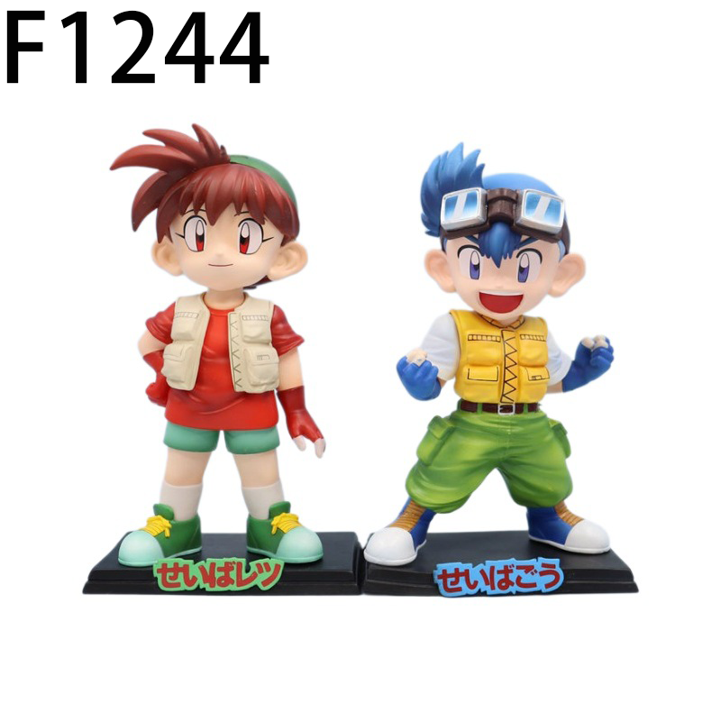 Bakusou Kyodai Let's Go Go Seiba Retsu Seiba Statue Action Figure Collection Premium Anime Model Toy Fans Decoration