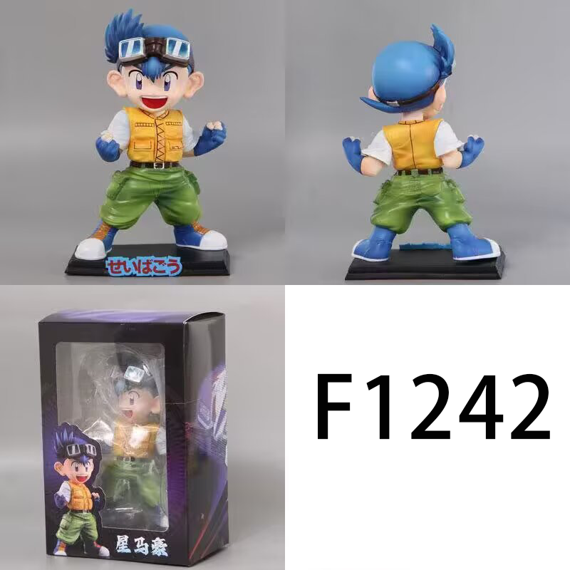Bakusou Kyodai Let's Go Go Seiba Retsu Seiba Statue Action Figure Collection Premium Anime Model Toy Fans Decoration