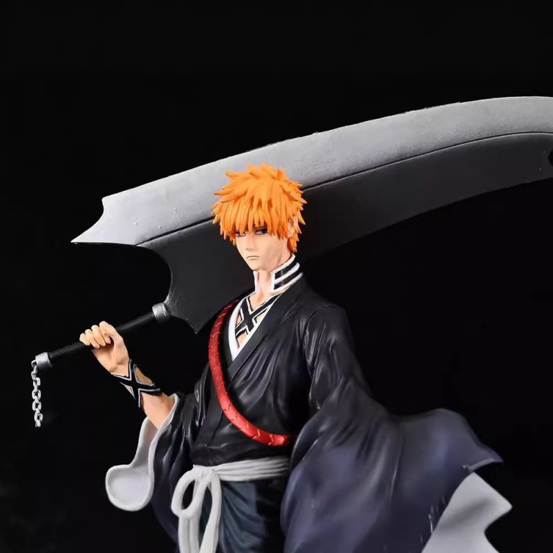 Bleach Ichigo Kurosaki Statue Action Figure Collection Premium Anime Model Toy Fans Collectors Decoration