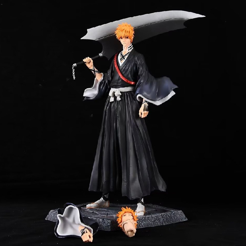 Bleach Ichigo Kurosaki Statue Action Figure Collection Premium Anime Model Toy Fans Collectors Decoration