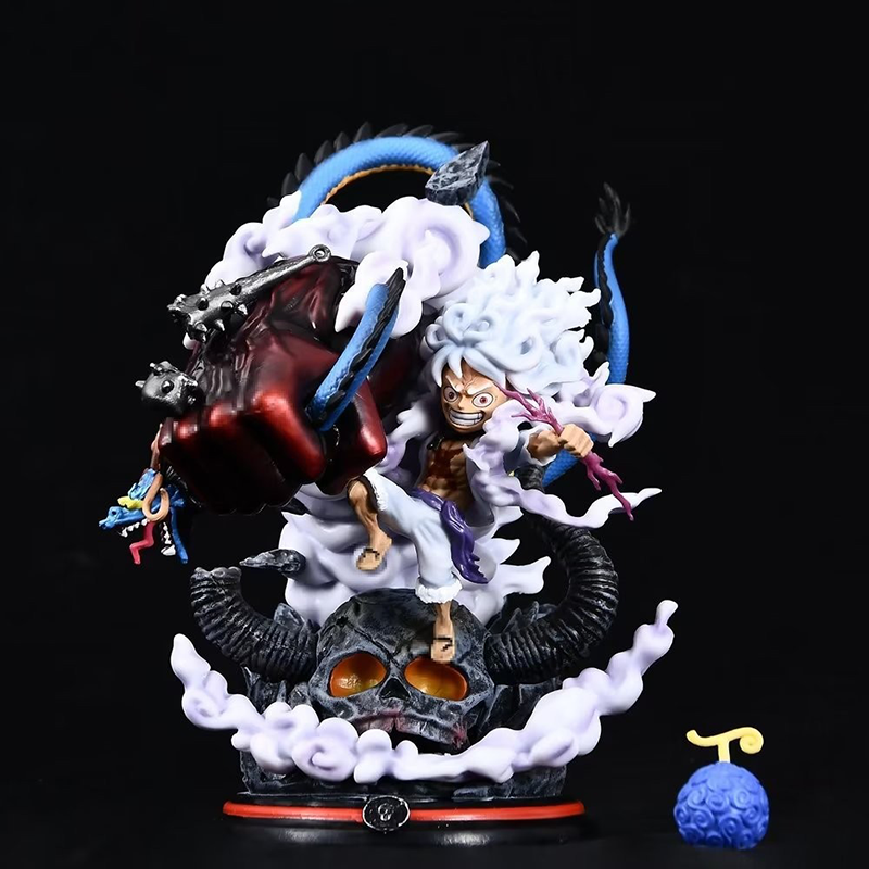 One Piece Gear 5 Luffy Nika Statue Action Figure Collection Premium Anime Model Toy Fans Collectors Decoration