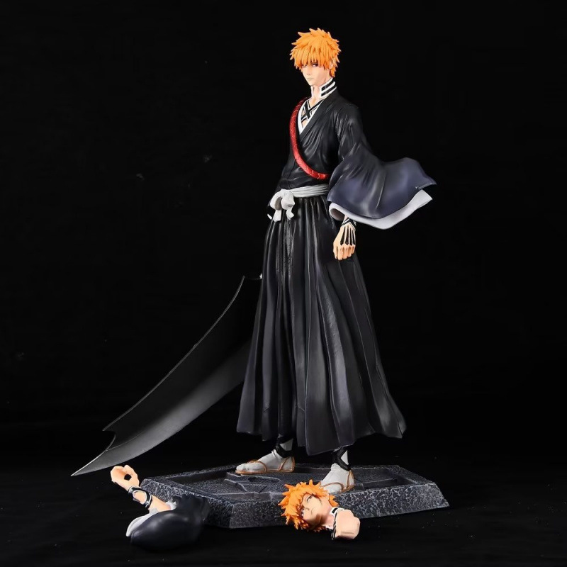 Bleach Ichigo Kurosaki Statue Action Figure Collection Premium Anime Model Toy Fans Collectors Decoration