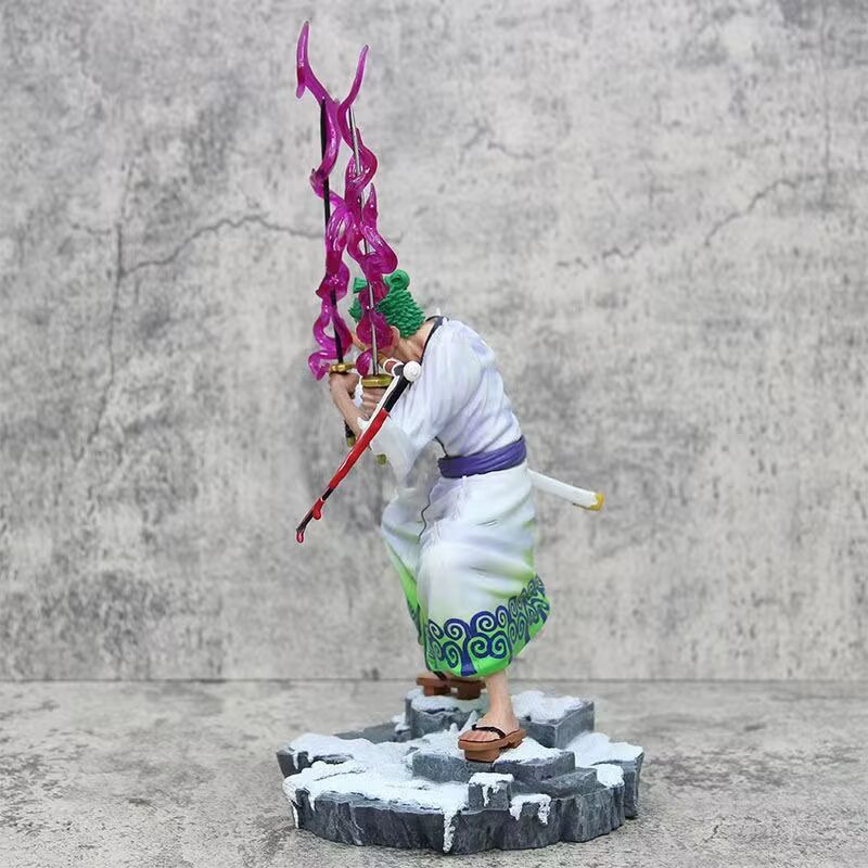 One Piece Roronoa Zoro Statue Action Figure Collection Premium Anime Model Toy Fans Collectors Decoration