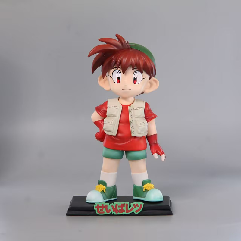 Bakusou Kyodai Let's Go Go Seiba Retsu Seiba Statue Action Figure Collection Premium Anime Model Toy Fans Decoration