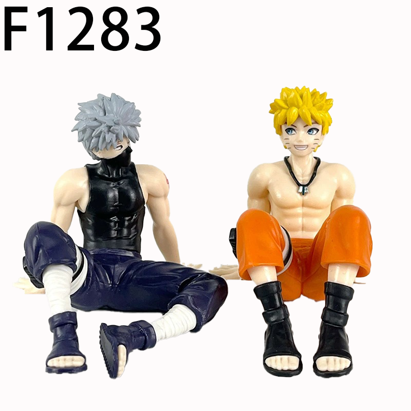 Naruto Shippuden Kakashi Hatake Naruto Uzumaki Statue Action Figure Collection Premium Anime Model Toy Fans Decoration