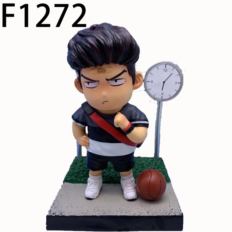 Slam Dunk Sakuragi Hanamichi Akagi Takenori Rukawa Kaede Miyagi Ryota Mitsui Hisashi Statue Action Figure Collection Model Toy
