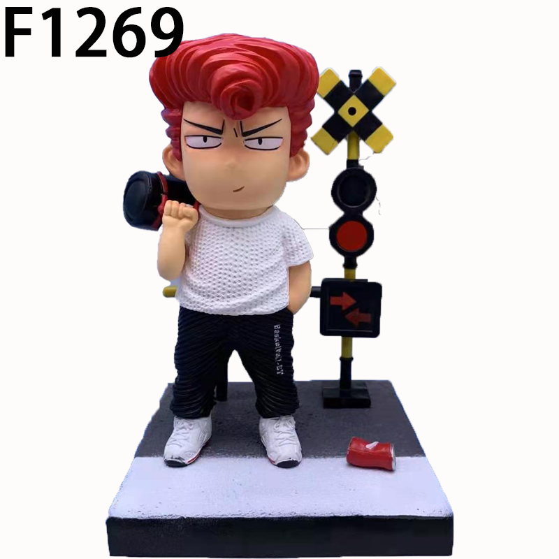 Slam Dunk Sakuragi Hanamichi Akagi Takenori Rukawa Kaede Miyagi Ryota Mitsui Hisashi Statue Action Figure Collection Model Toy