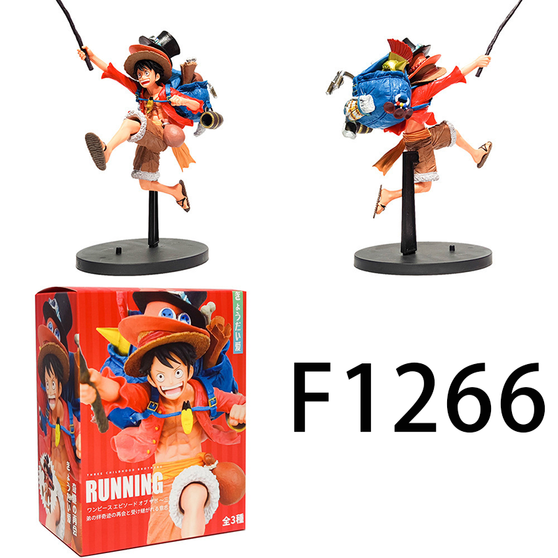 One Piece Luffy Sabo Ace Statue Action Figure Collection Premium Anime Model Toy Fans Collectors Decoration