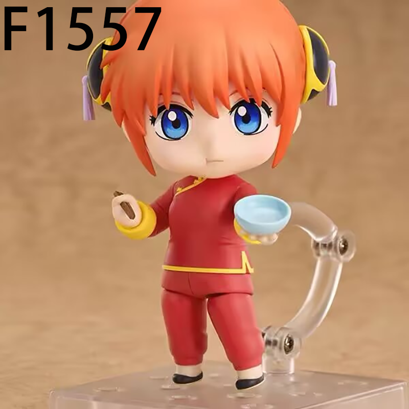 Gintama Sakata Gintoki Kagura Shinpachi Shimura Chibi Statue Action Figure Collection Premium Anime Model Toy Fans Decoration
