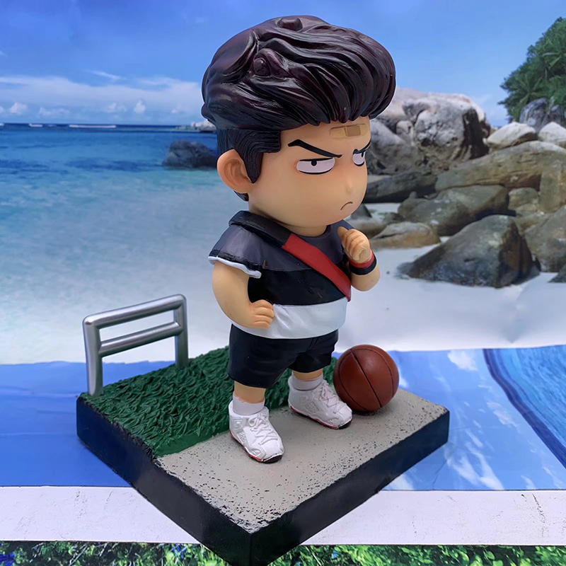 Slam Dunk Sakuragi Hanamichi Akagi Takenori Rukawa Kaede Miyagi Ryota Mitsui Hisashi Statue Action Figure Collection Model Toy