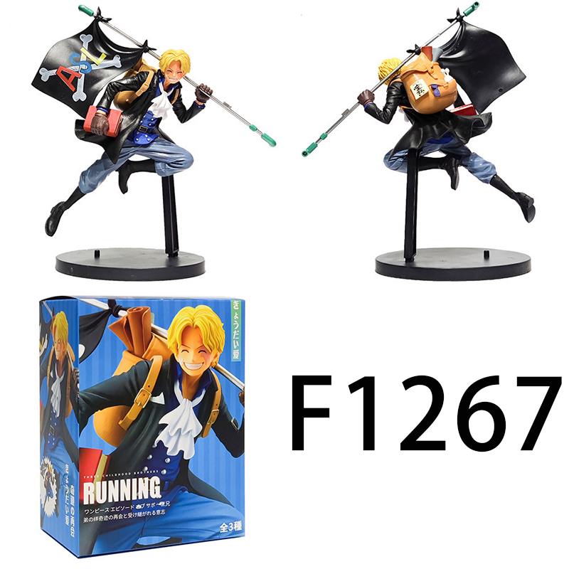 One Piece Luffy Sabo Ace Statue Action Figure Collection Premium Anime Model Toy Fans Collectors Decoration