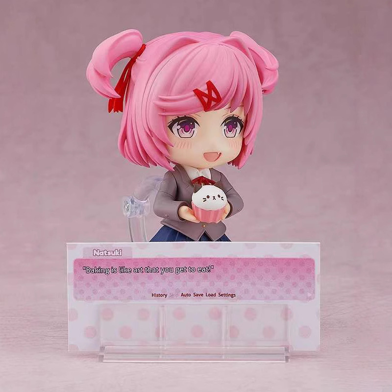 Doki Doki Literature Club Monika Yuri Sayori Natsuki Chibi Statue Action Figure Premium Anime Model Toy Fans Collectors Decoration