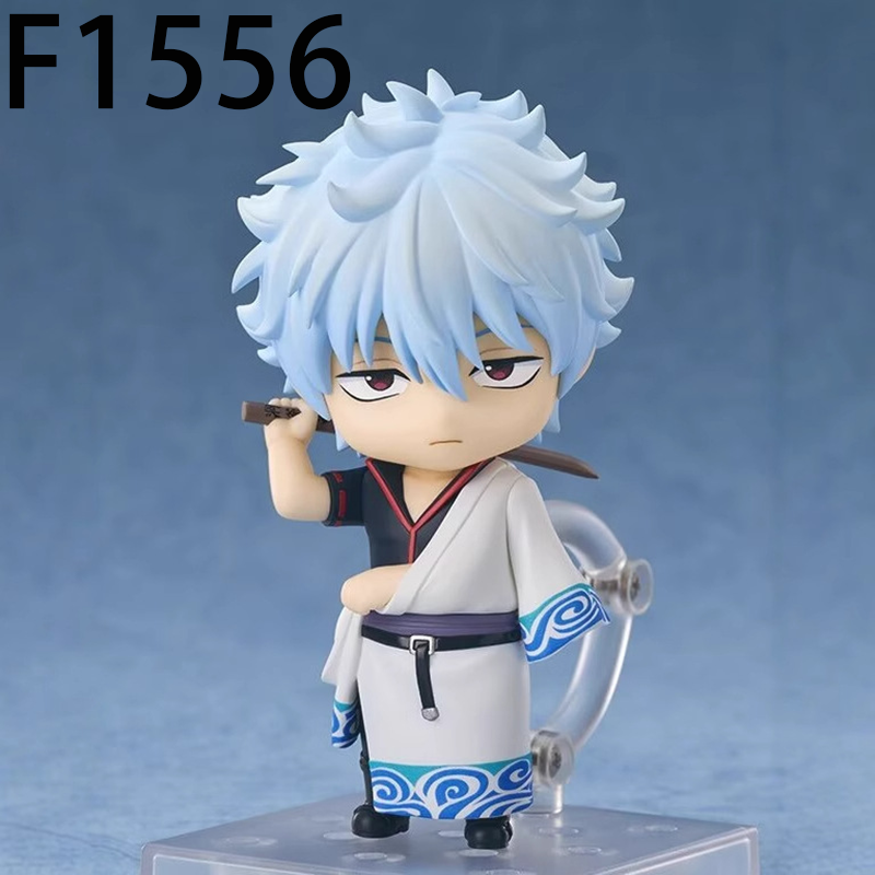 Gintama Sakata Gintoki Kagura Shinpachi Shimura Chibi Statue Action Figure Collection Premium Anime Model Toy Fans Decoration
