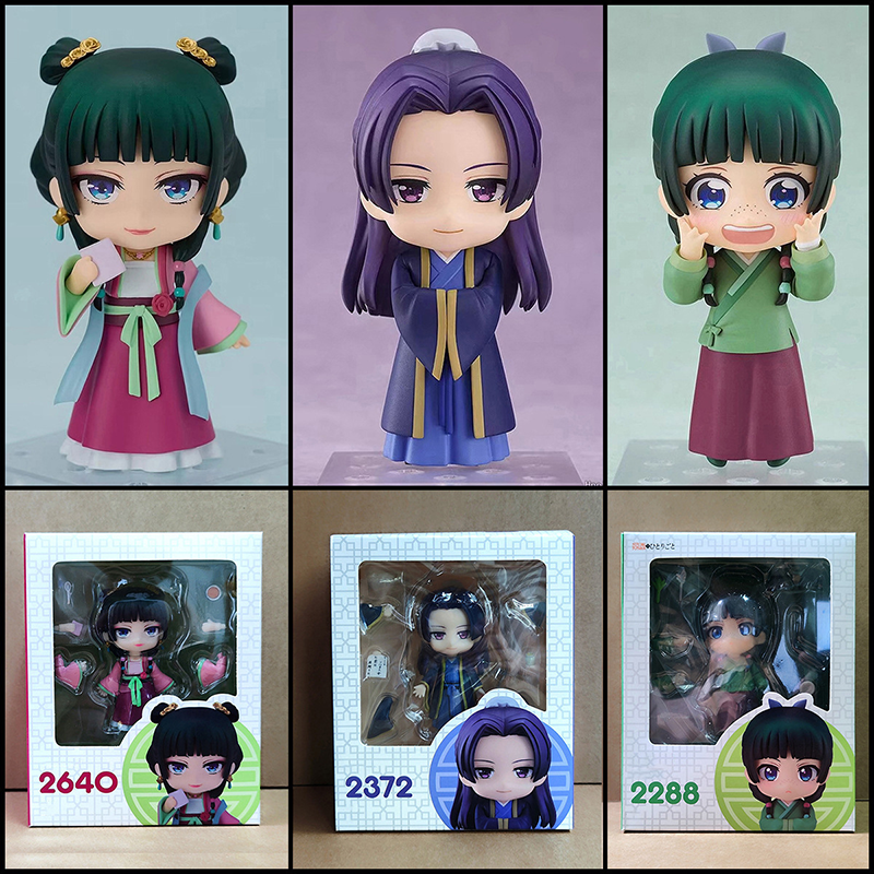 The Apothecary Diaries Maomao Jinshi Chibi Statue Action Figure Collection Premium Anime Model Toy Fans Collectors Decoration