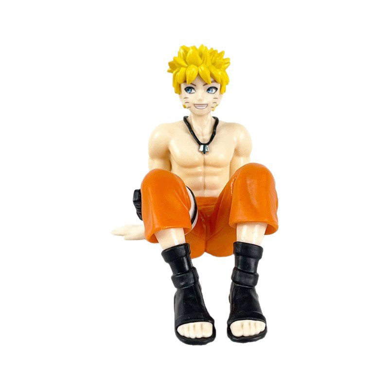 Naruto Shippuden Kakashi Hatake Naruto Uzumaki Statue Action Figure Collection Premium Anime Model Toy Fans Decoration