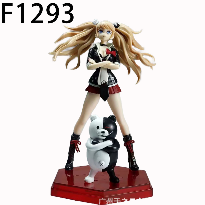 Danganronpa Junko Enoshima Nagito Komaeda Statue Action Figure Collection Premium Anime Model Toy Fans Collectors Decoration