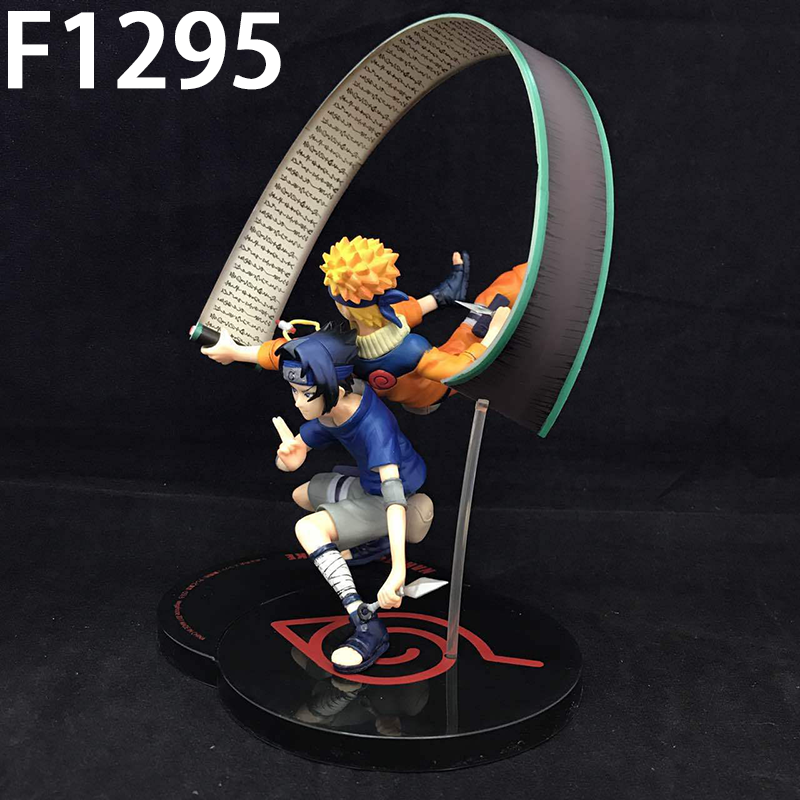 Naruto Shippuden Naruto Uzumaki Sasuke Uchiha Statue Action Figure Collection Premium Anime Model Toy Fans Collectors Decoration