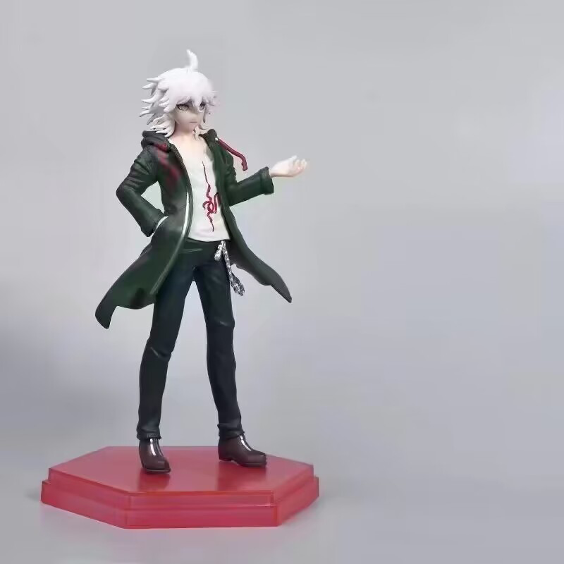 Danganronpa Junko Enoshima Nagito Komaeda Statue Action Figure Collection Premium Anime Model Toy Fans Collectors Decoration