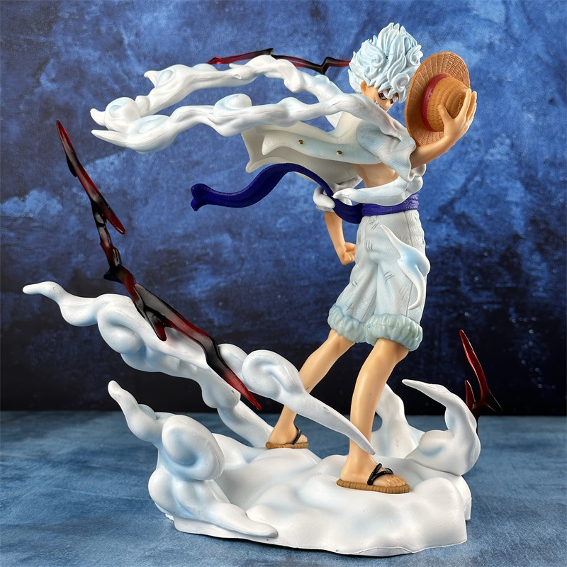 One Piece Gear 5 Luffy Nika Statue Action Figure Collection Premium Anime Model Toy Fans Collectors Decoration