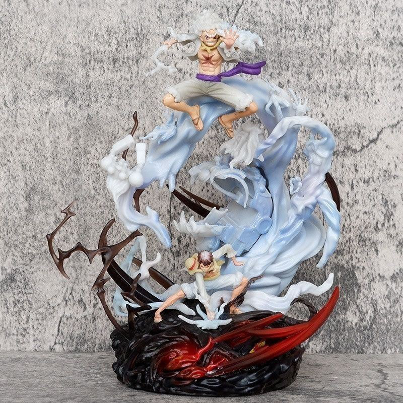 One Piece Gear 5 Luffy Nika Statue Action Figure Collection Premium Anime Model Toy Fans Collectors Decoration