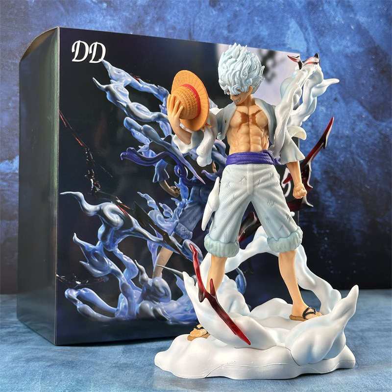 One Piece Gear 5 Luffy Nika Statue Action Figure Collection Premium Anime Model Toy Fans Collectors Decoration