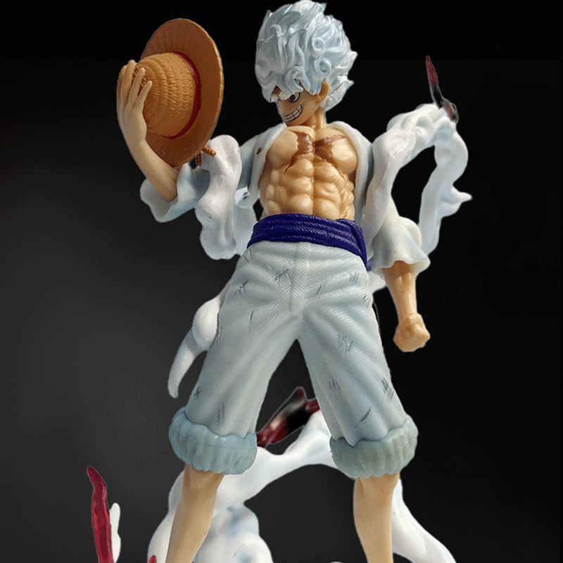 One Piece Gear 5 Luffy Nika Statue Action Figure Collection Premium Anime Model Toy Fans Collectors Decoration