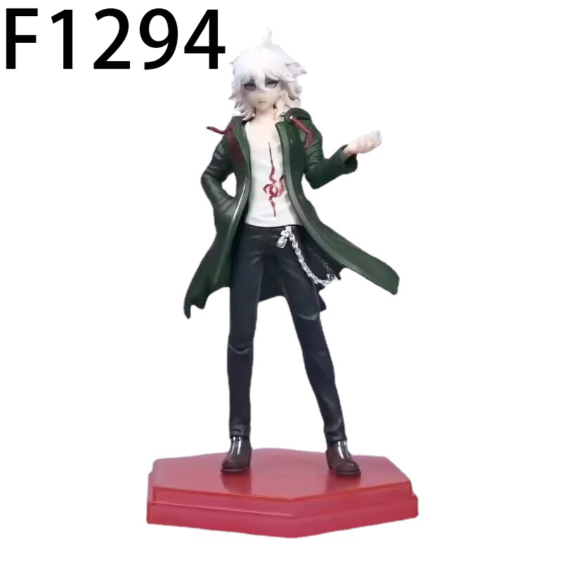Danganronpa Junko Enoshima Nagito Komaeda Statue Action Figure Collection Premium Anime Model Toy Fans Collectors Decoration