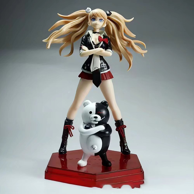 Danganronpa Junko Enoshima Nagito Komaeda Statue Action Figure Collection Premium Anime Model Toy Fans Collectors Decoration