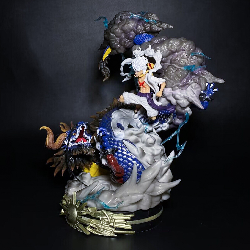 One Piece Nika Luffy Gear 5 Statue Action Figure Collection Premium Anime Model Toy Fans Collectors Decoration