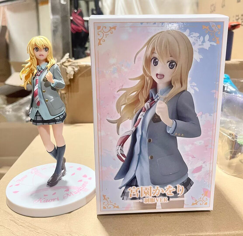 Your Lie in April Kaori Miyazono Statue Action Figure Collection Premium Anime Model Toy Fans Collectors Decoration