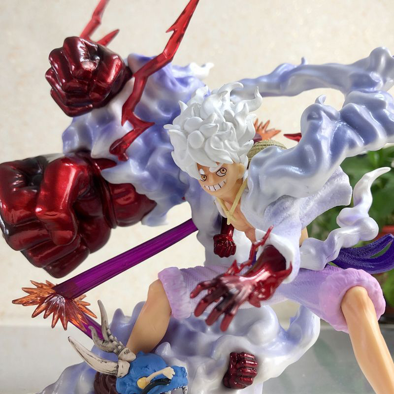 One Piece Nika Luffy Gear 5 Statue Action Figure Collection Premium Anime Model Toy Fans Collectors Decoration