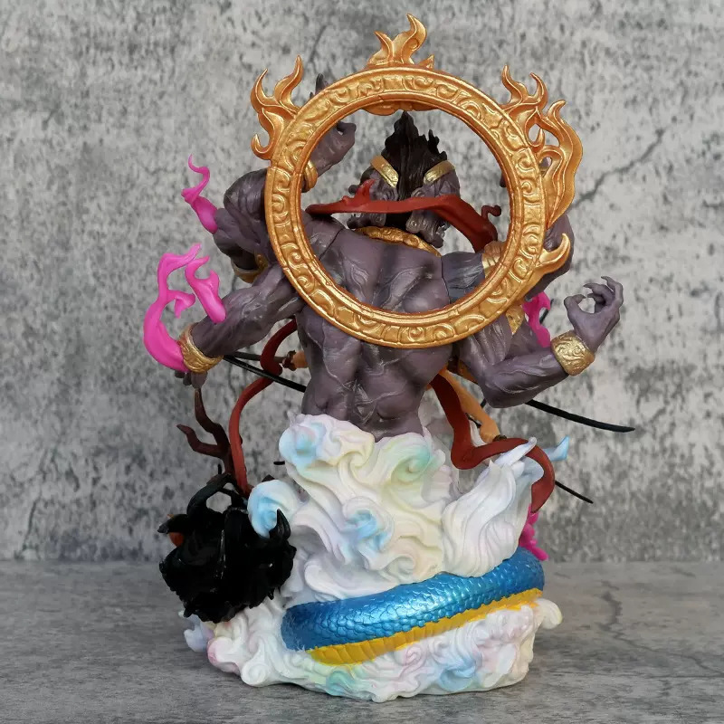 One Piece Roronoa Zoro Asura Statue Action Figure Collection Premium Anime Model Toy Fans Collectors Decoration