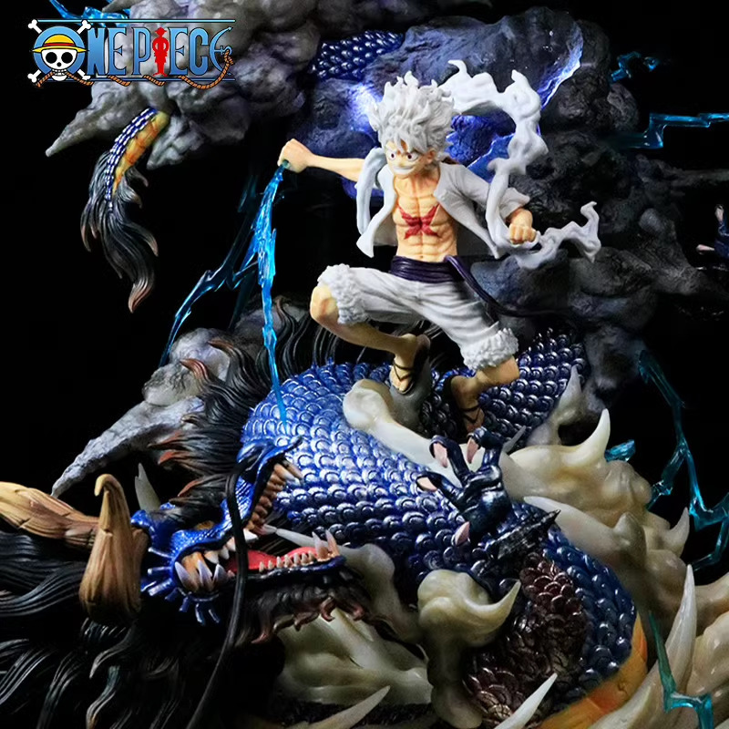 One Piece Nika Luffy Gear 5 Statue Action Figure Collection Premium Anime Model Toy Fans Collectors Decoration