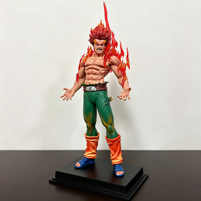 Naruto Might Guy Statue Action Figure Anime Collection Model Toy Japanese Anime Character Decoration Gift Fans