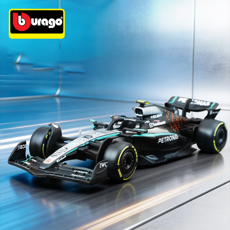 Mercedes W16 1:43 Scale Model Car No.12 British Grand Prix No.63 British Racing Collection Diecast Toy Car Model Collectors