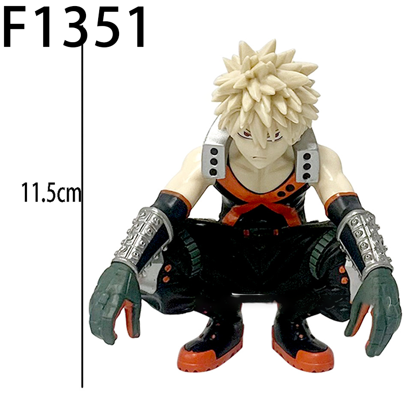 My Hero Academia Tsuyu Asui Katsuki Bakugo Shoto Todoroki Izuku Midoriya Statue Action Figure Collection Anime Model Toy Fans