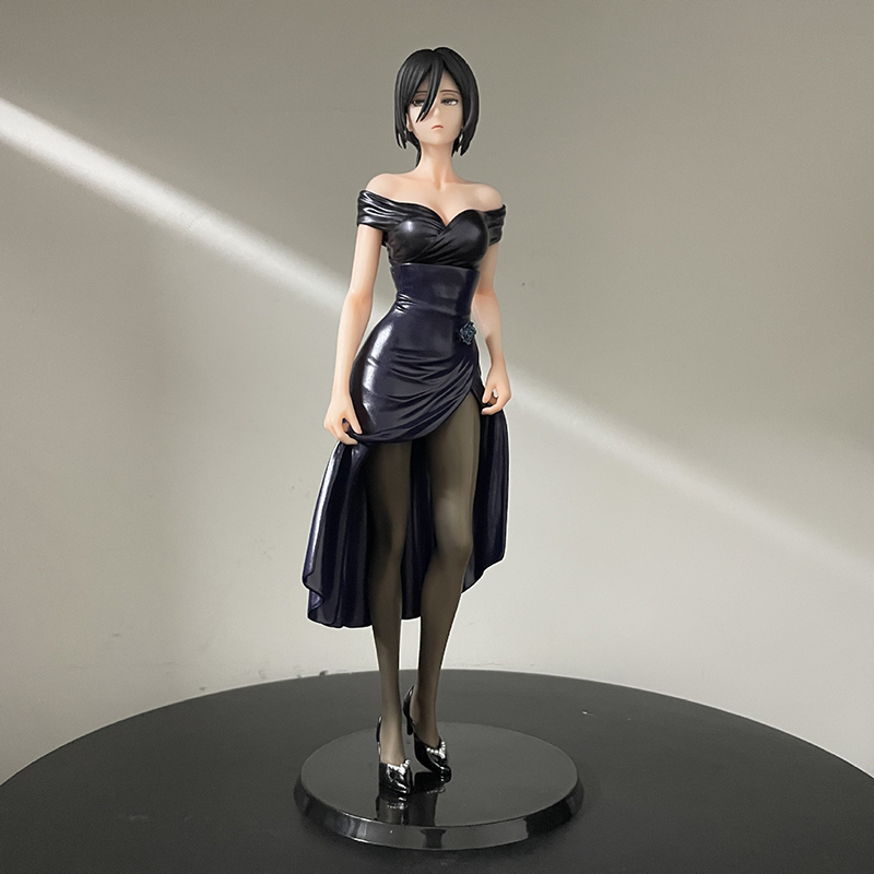 Attack on Titan Mikasa Ackerman Statue Action Figure Anime Collection Model Toy Japanese Anime Character Decoration Gift Fans
