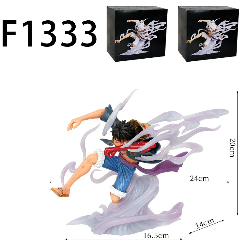 One Piece Nika Luffy Statue Action Figure Collection Premium Anime Model Toy Fans Collectors Decoration