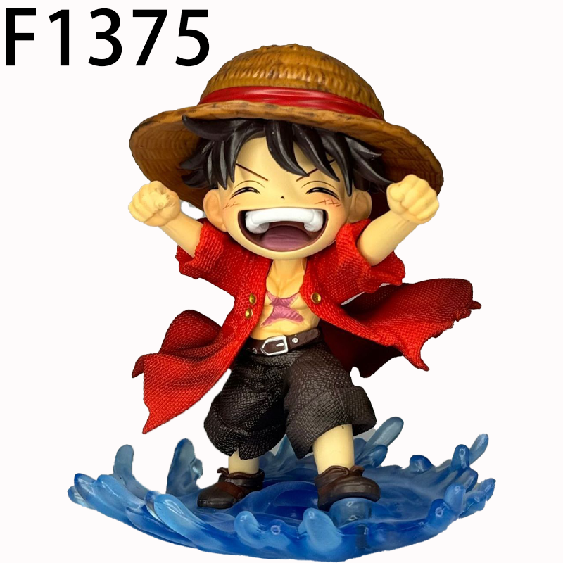 One Piece Luffy Zoro Chibi Statue Action Figure Anime Collection Model Toy Japanese Anime Character Decoration Gift Fans