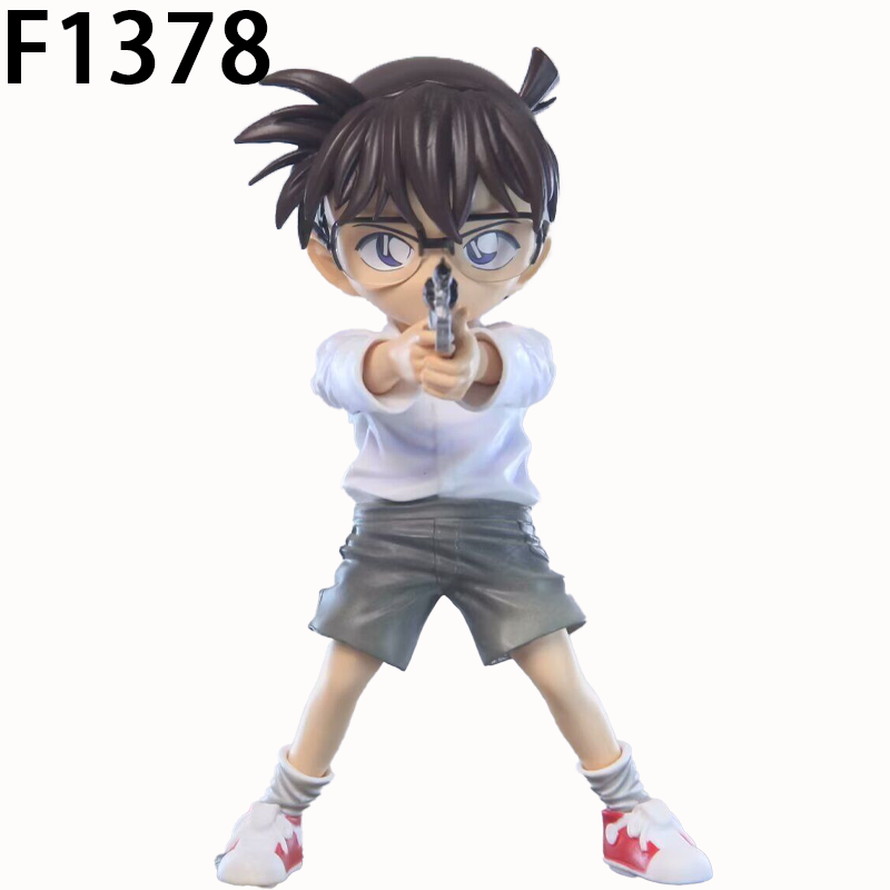 Detective Conan Conan Edogawa Shinichi Kudo Statue Action Figure Anime Collection Model Toy Japanese Character Decoration Fans